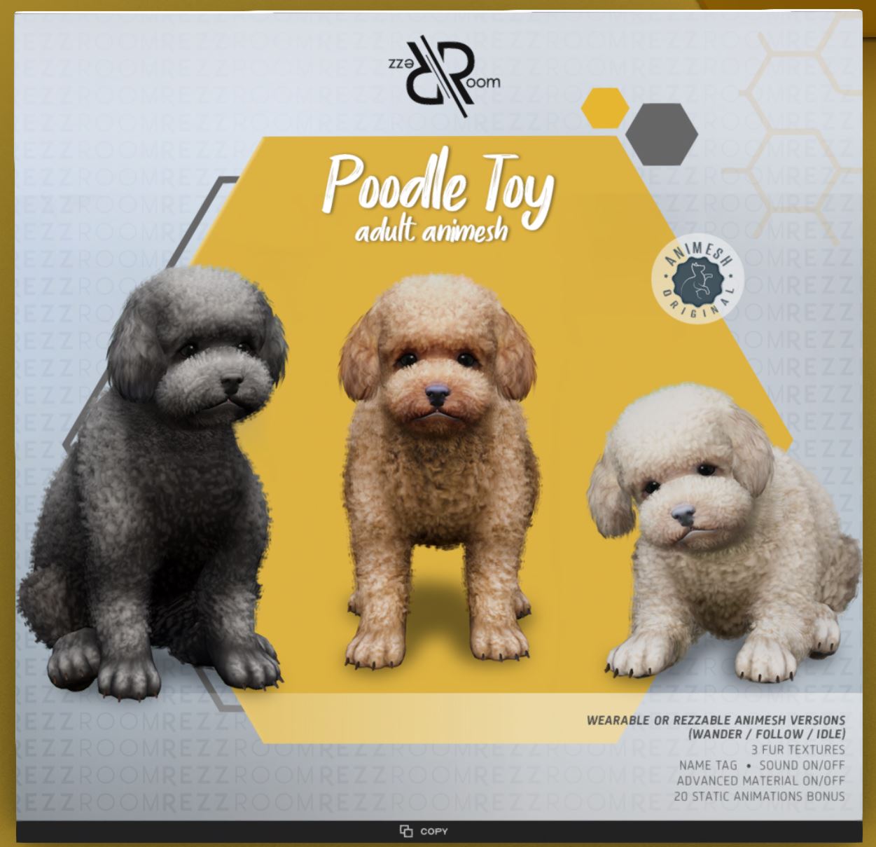 Rezz Room – Royal Poodle & Poodle Toy