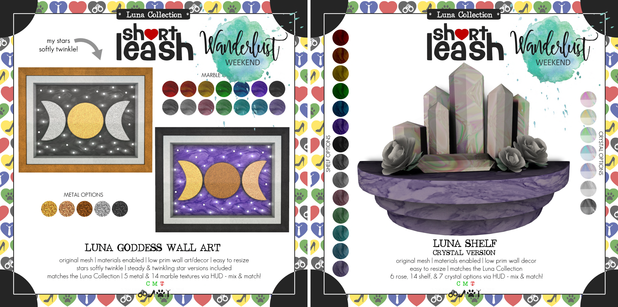 Short Leash – Luna Goddess Wall Art & Luna Shelf