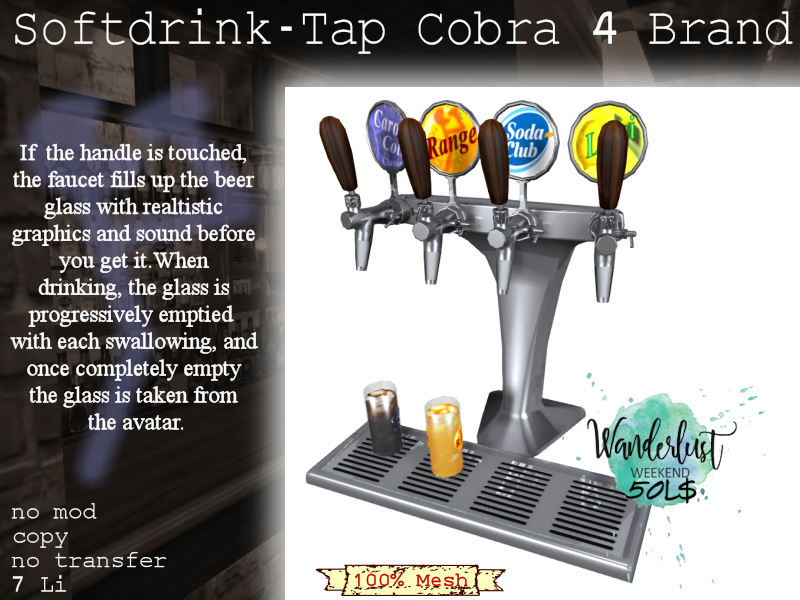 No. 59 – Softdrink Tap Cobra 4 Brand