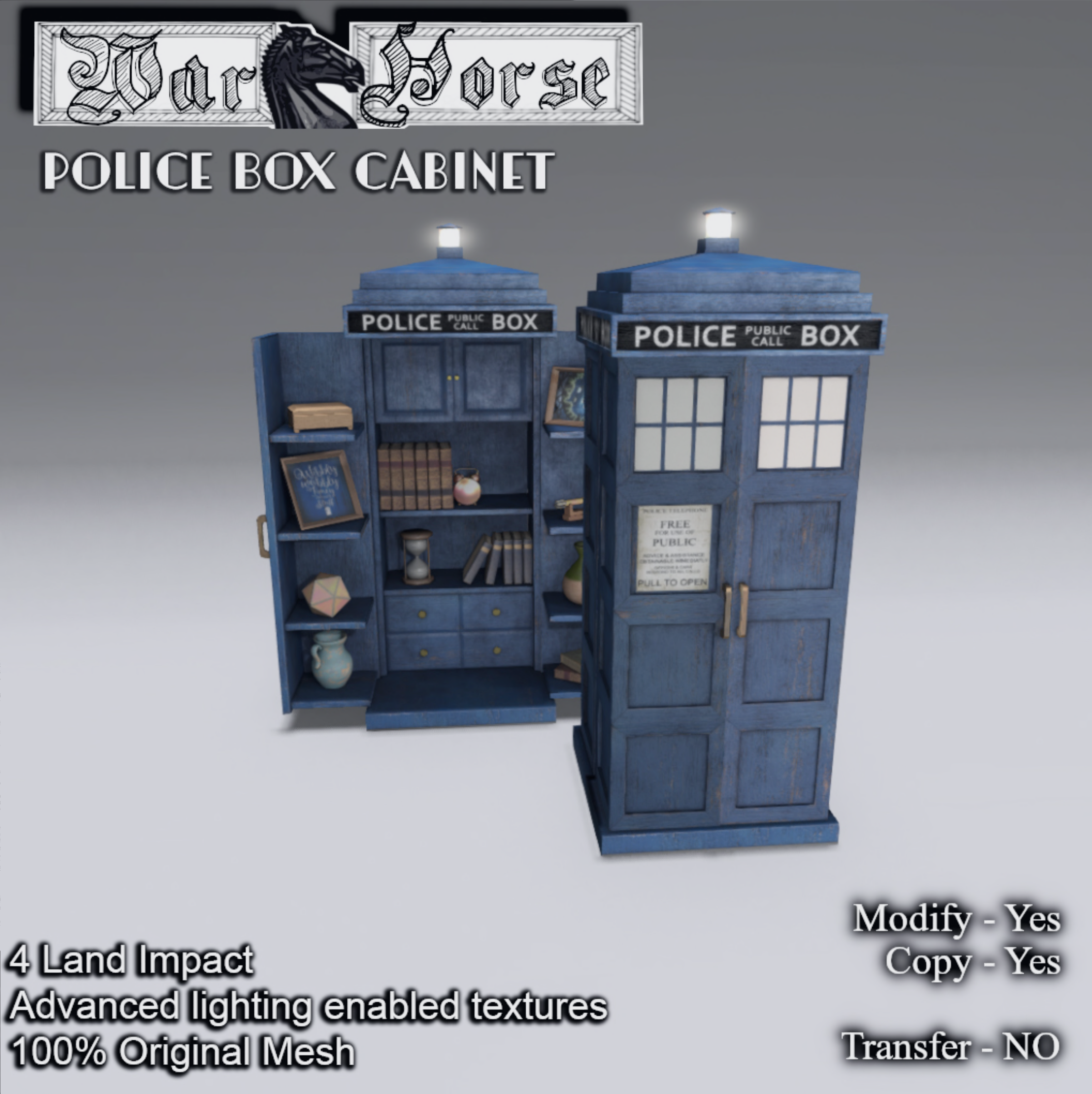 Warhorse – Police Box Cabinet