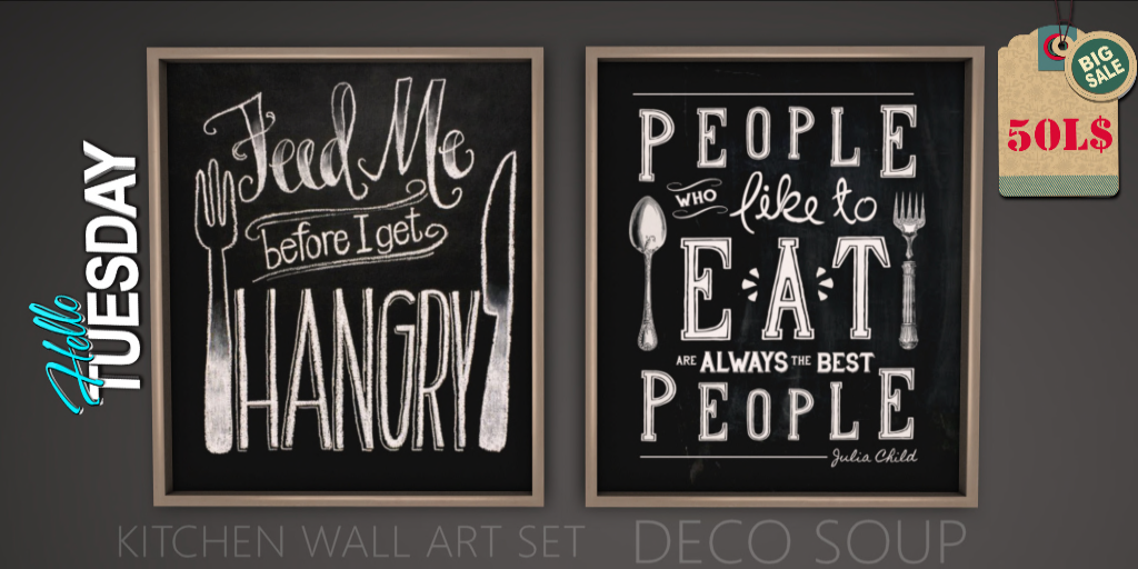 Deco Soup – Kitchen Wall Art Set