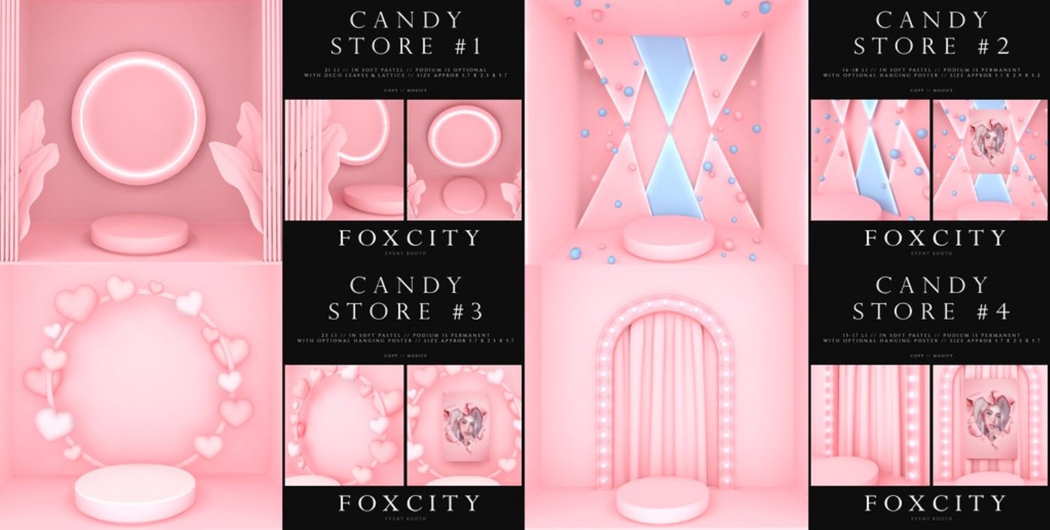 FoxCity – Candy Store Backdrops