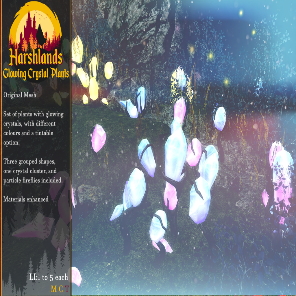 Harshlands – Glowing Crystal Plants