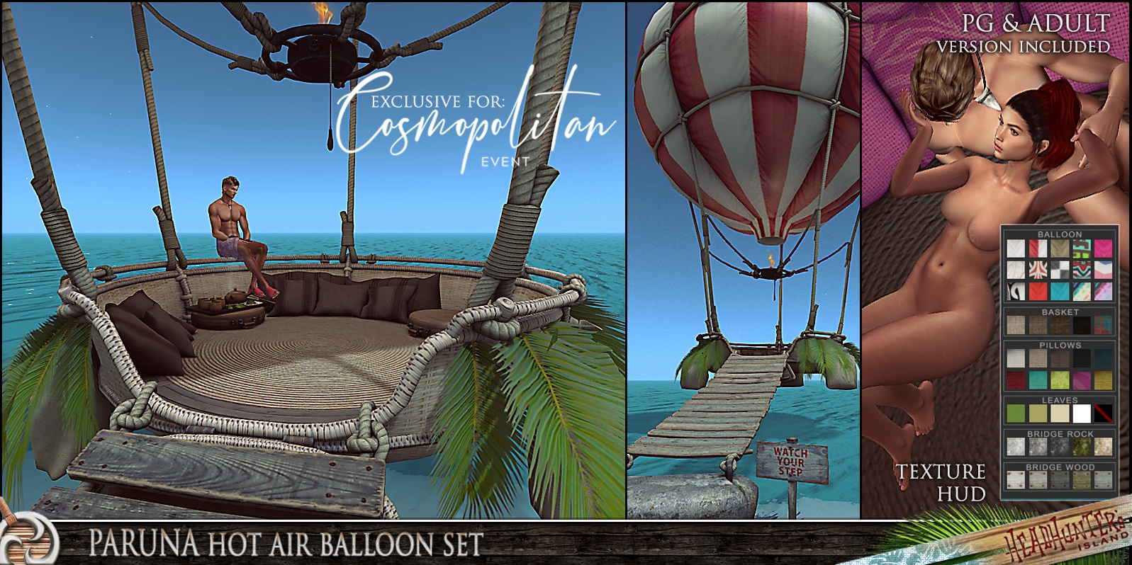 Headhunter’s Island – Paruna Hot Air Balloon Set