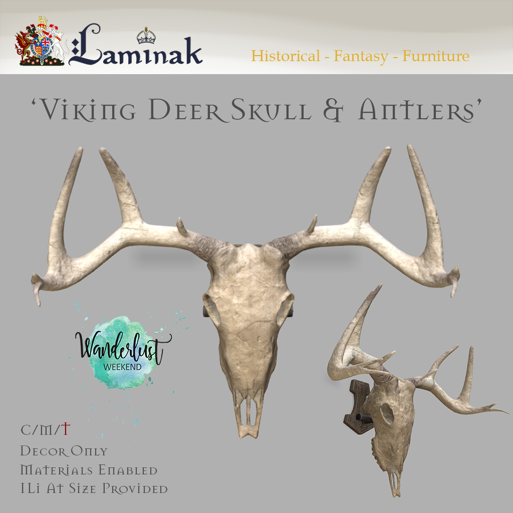 Laminak – Viking Deer Skull & Antlers