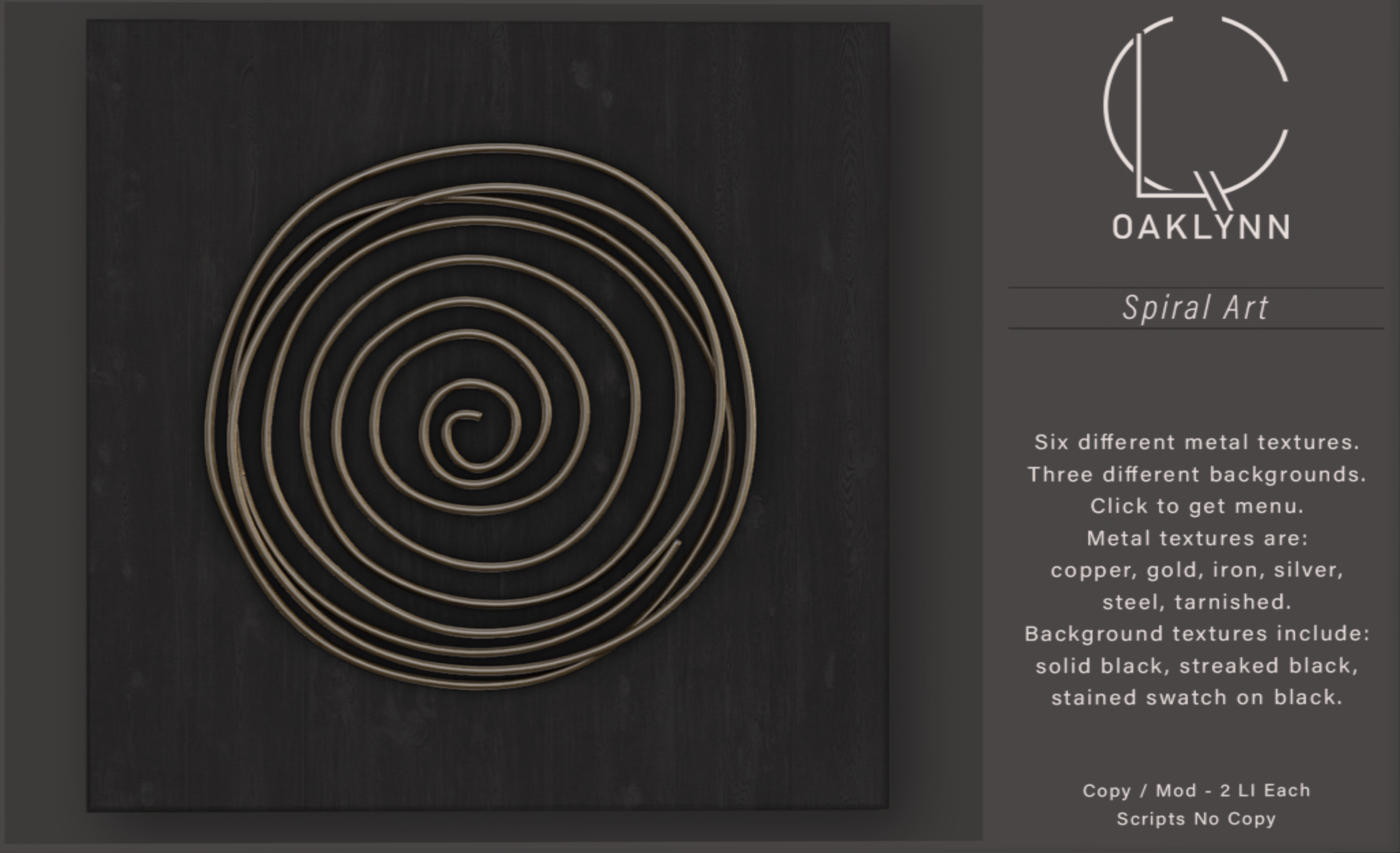 Oaklynn – Spiral Art