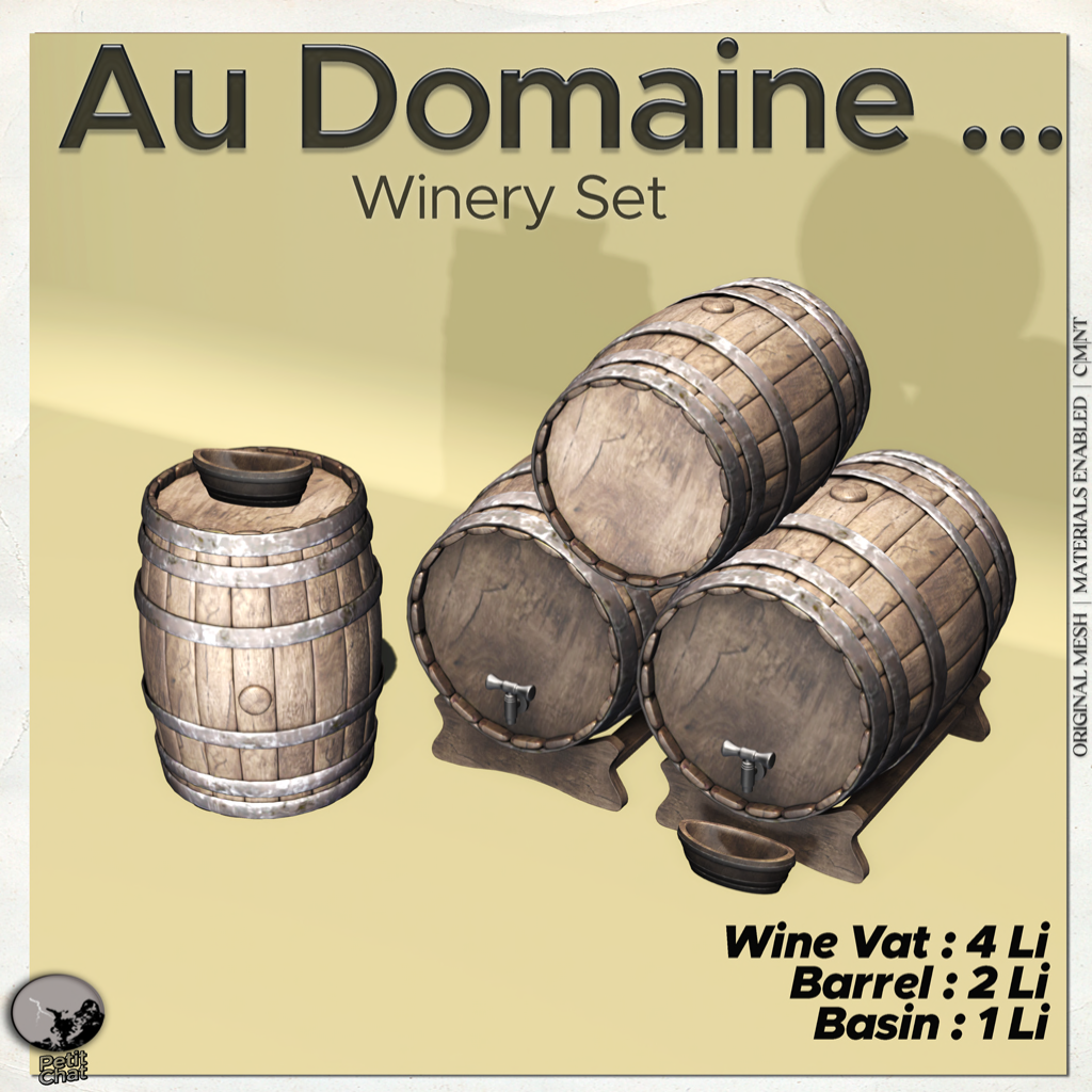 Petit Chat – Au Domaine Winery Set