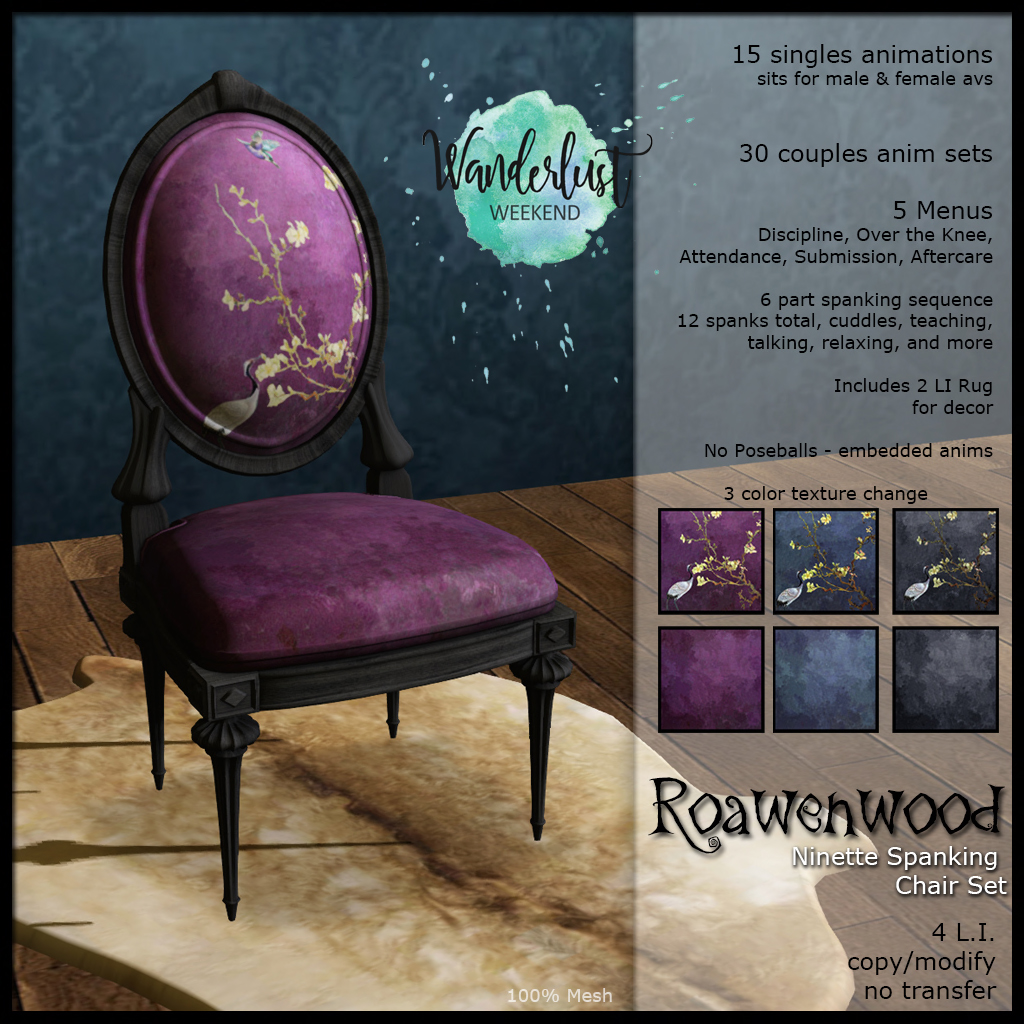 Roawenwood – Ninette Spanking Chair