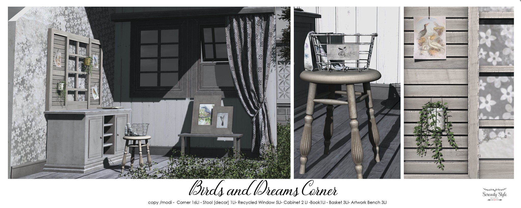 Serenity Style – Birds and Dreams Corner