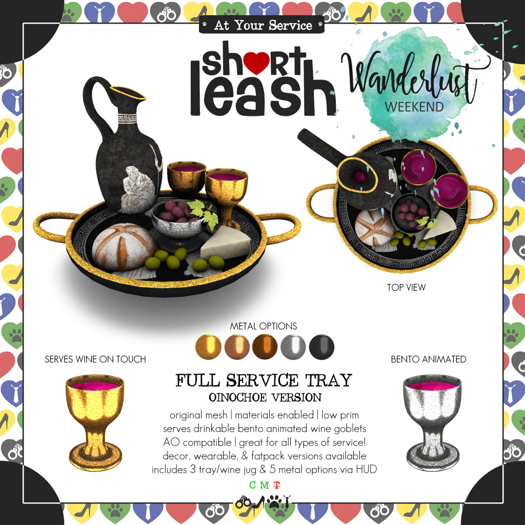 Short Leash – Full Service Tray (Oinochoe Version)