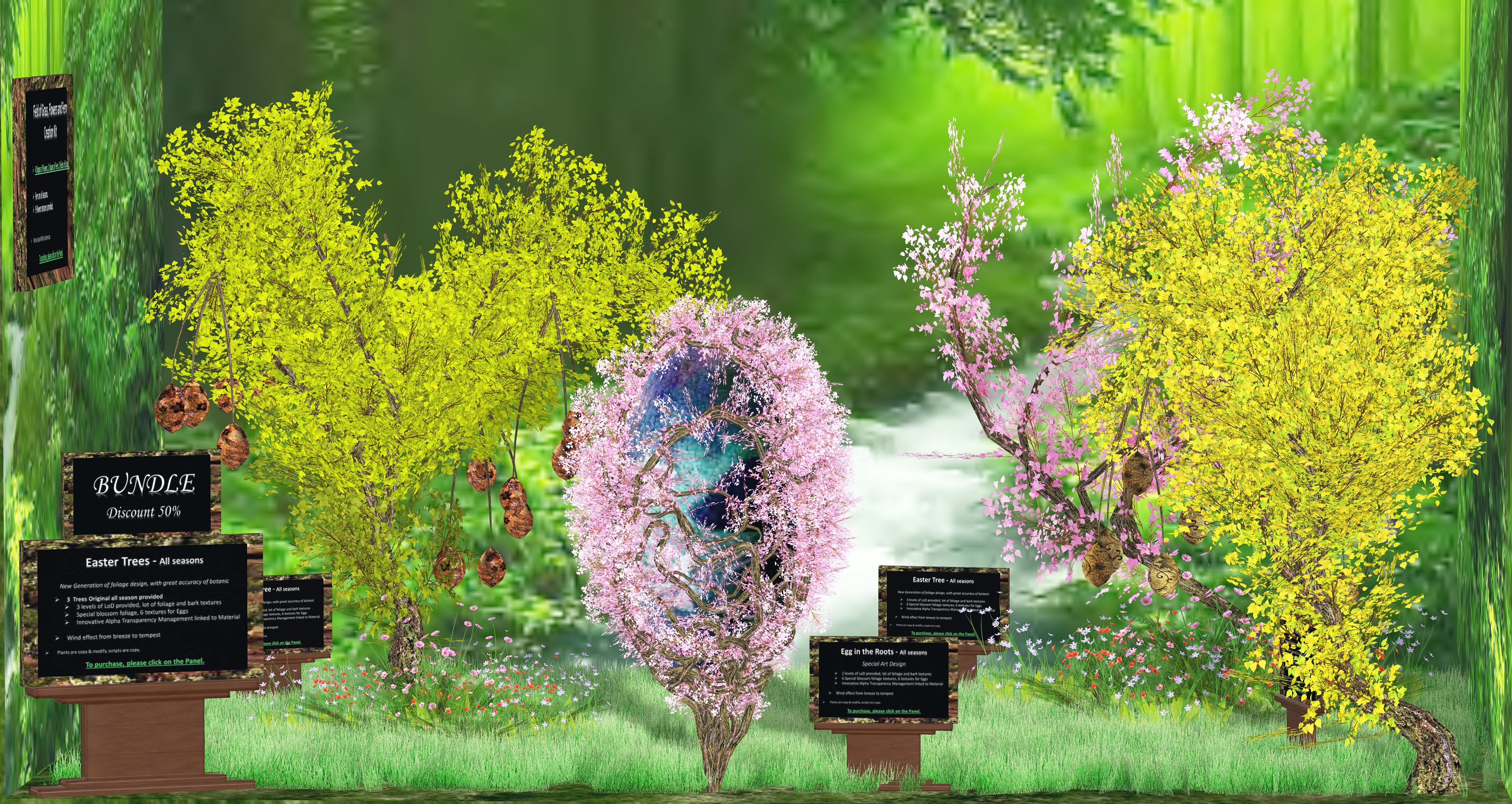 Hayabusa Design – Easter Trees (all season)