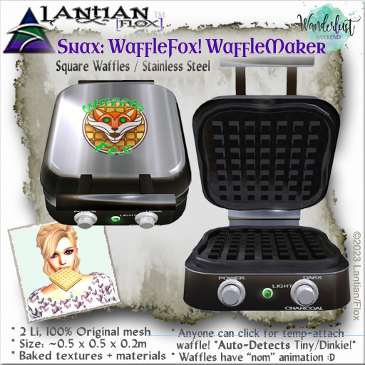 Lantian/Flox – Waffle Fox WaffleMaker