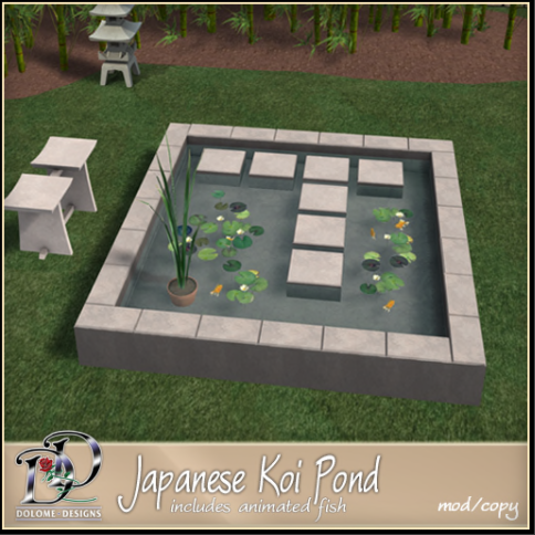 Dolome Designs – Modern Retro Living Room & Koi Pond