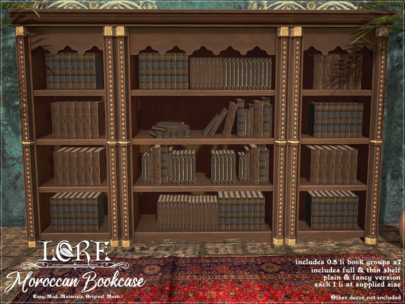 Lore – Moroccan Bookcases