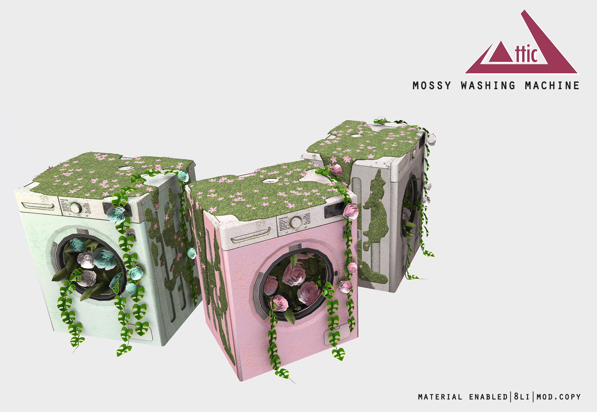 Attic – Mossy Washing Machine
