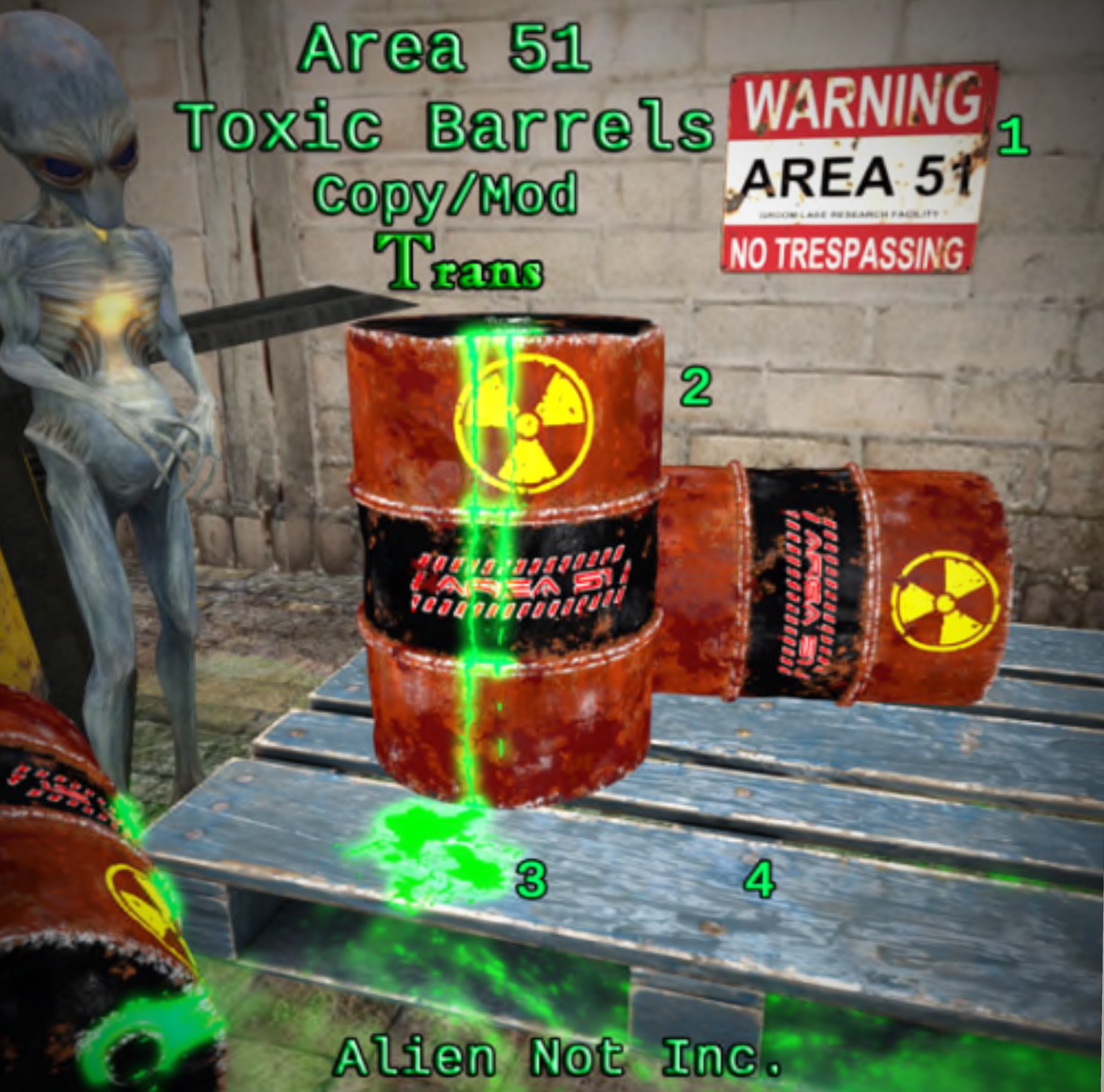 Bread & Circus – Area 51 Toxic Barrels
