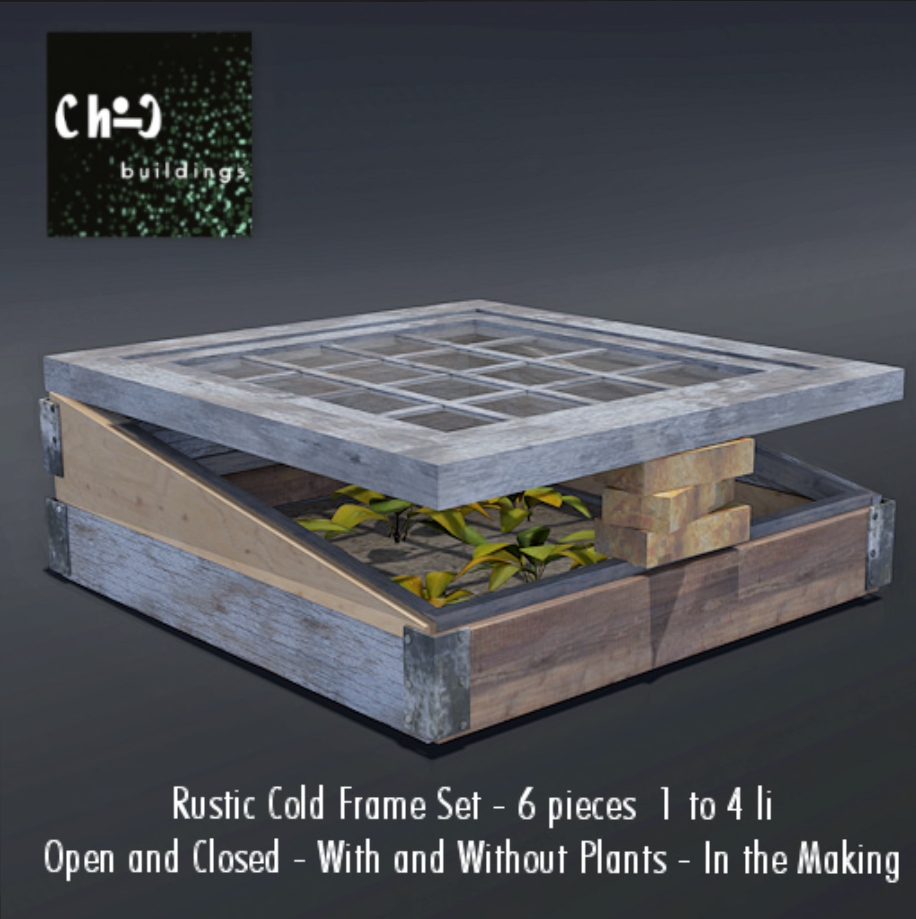 Chic Buildings – Rustic Cold Frame Set