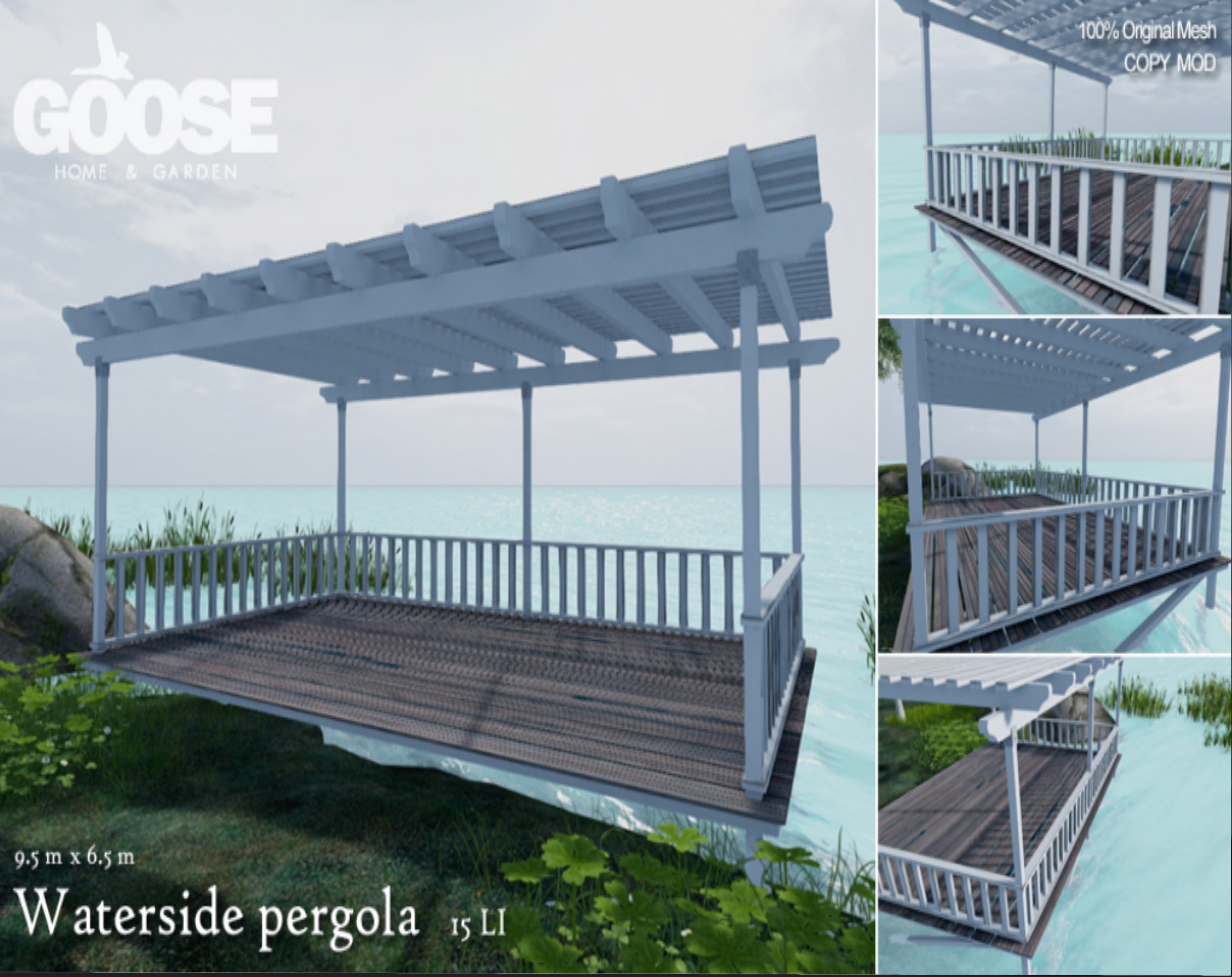 Goose – Waterside Pergola