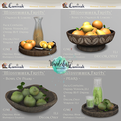 Laminak – Midsummer Fruit Bowls and Drinks
