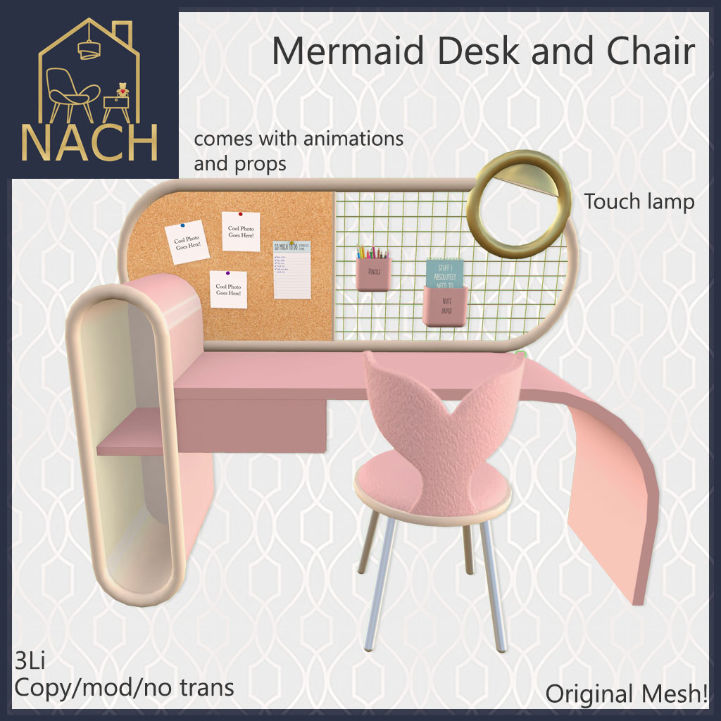 Nach – Mermaid Desk and Chair