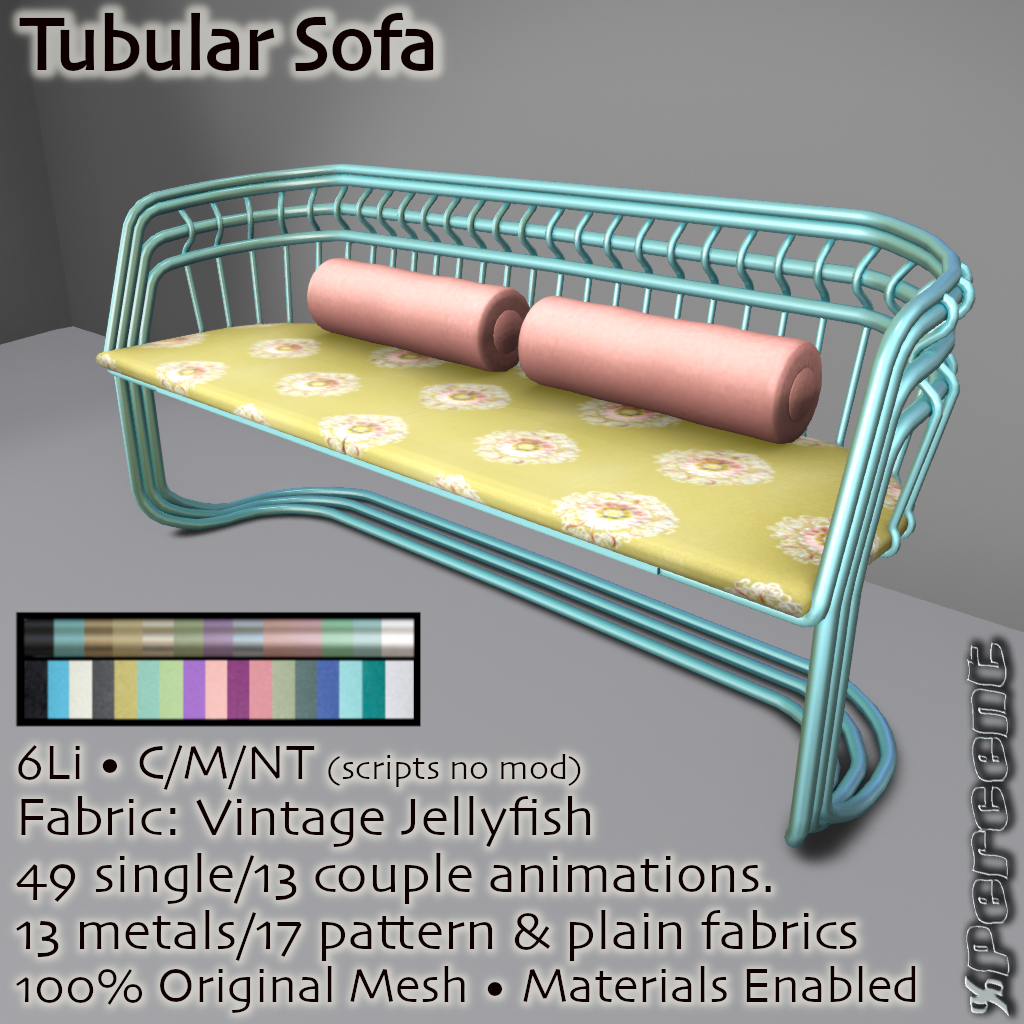 %Percent – Tubular Sofa and Chair