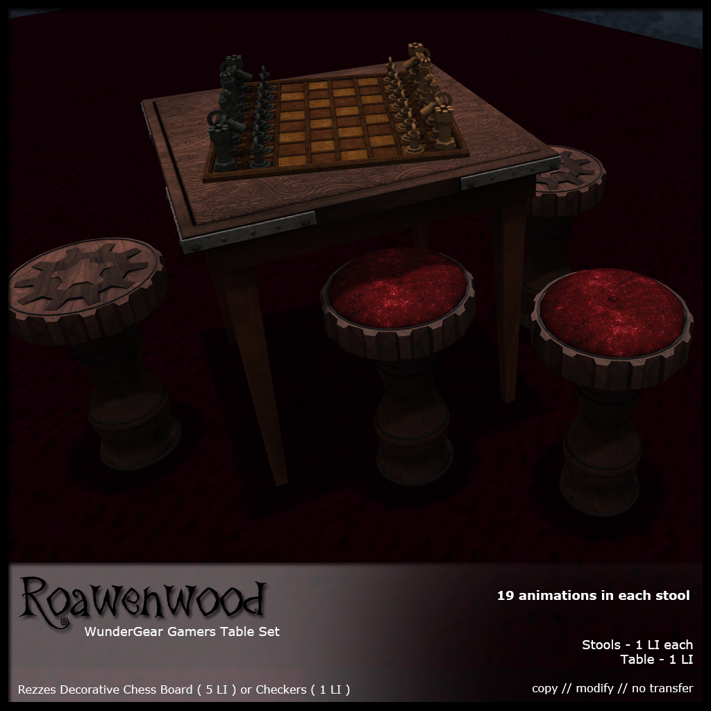 Roawenwood – WunderGear Gamers Table Set