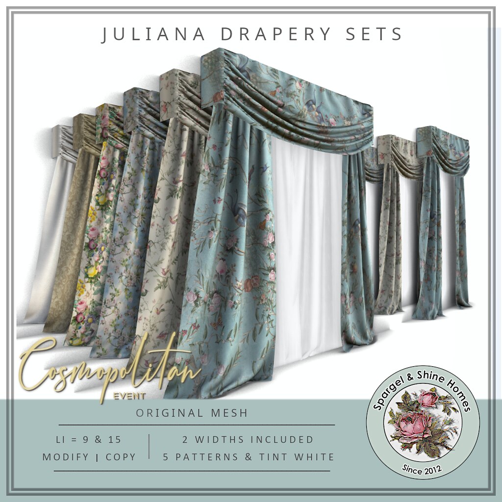 Spargel & Shine – Juliana Drapery Sets