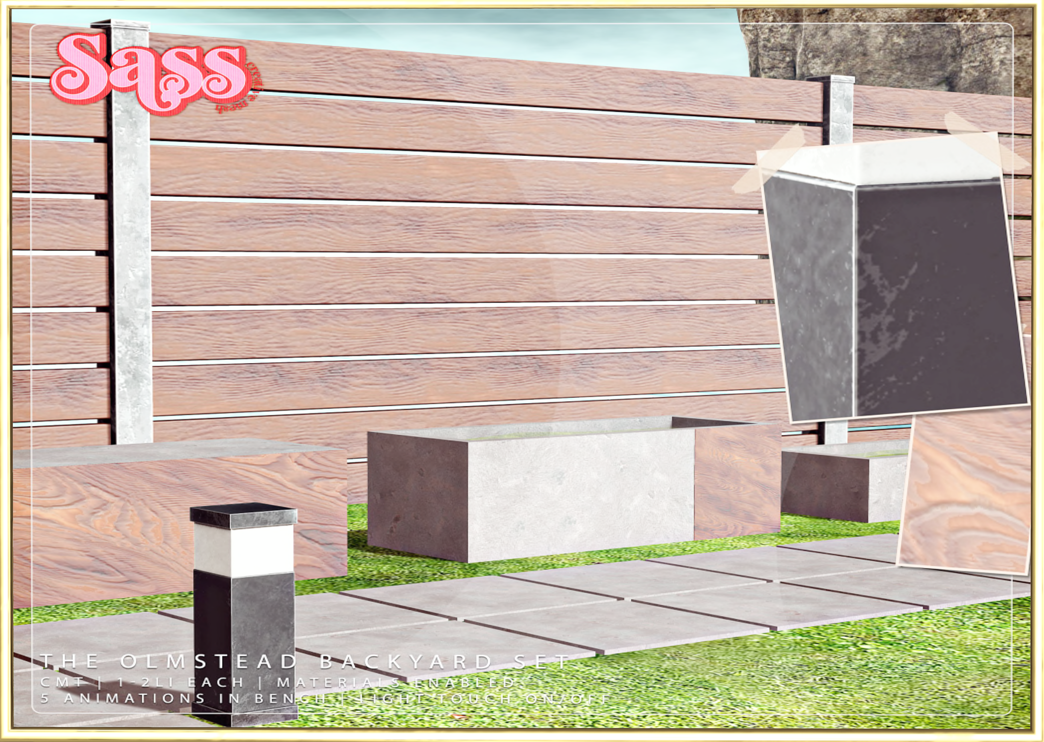 Sass – The Olmstead Backyard Set