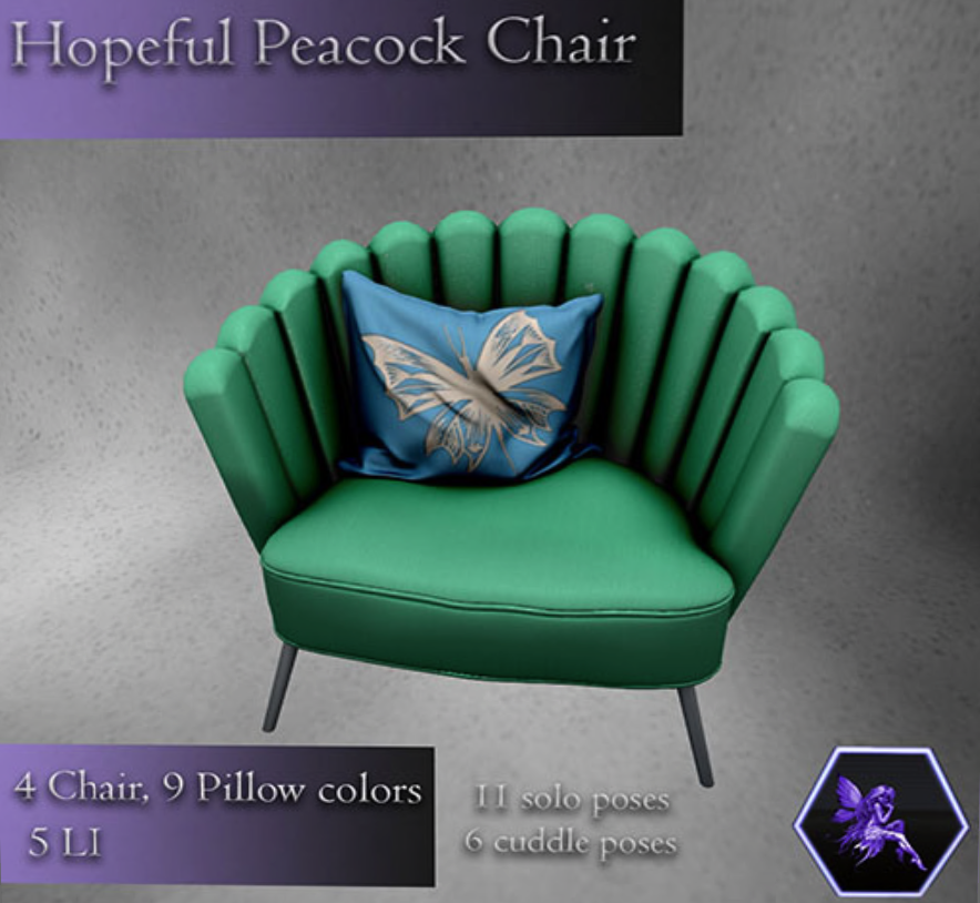The Dark Fae – Hopeful Peacock Chair