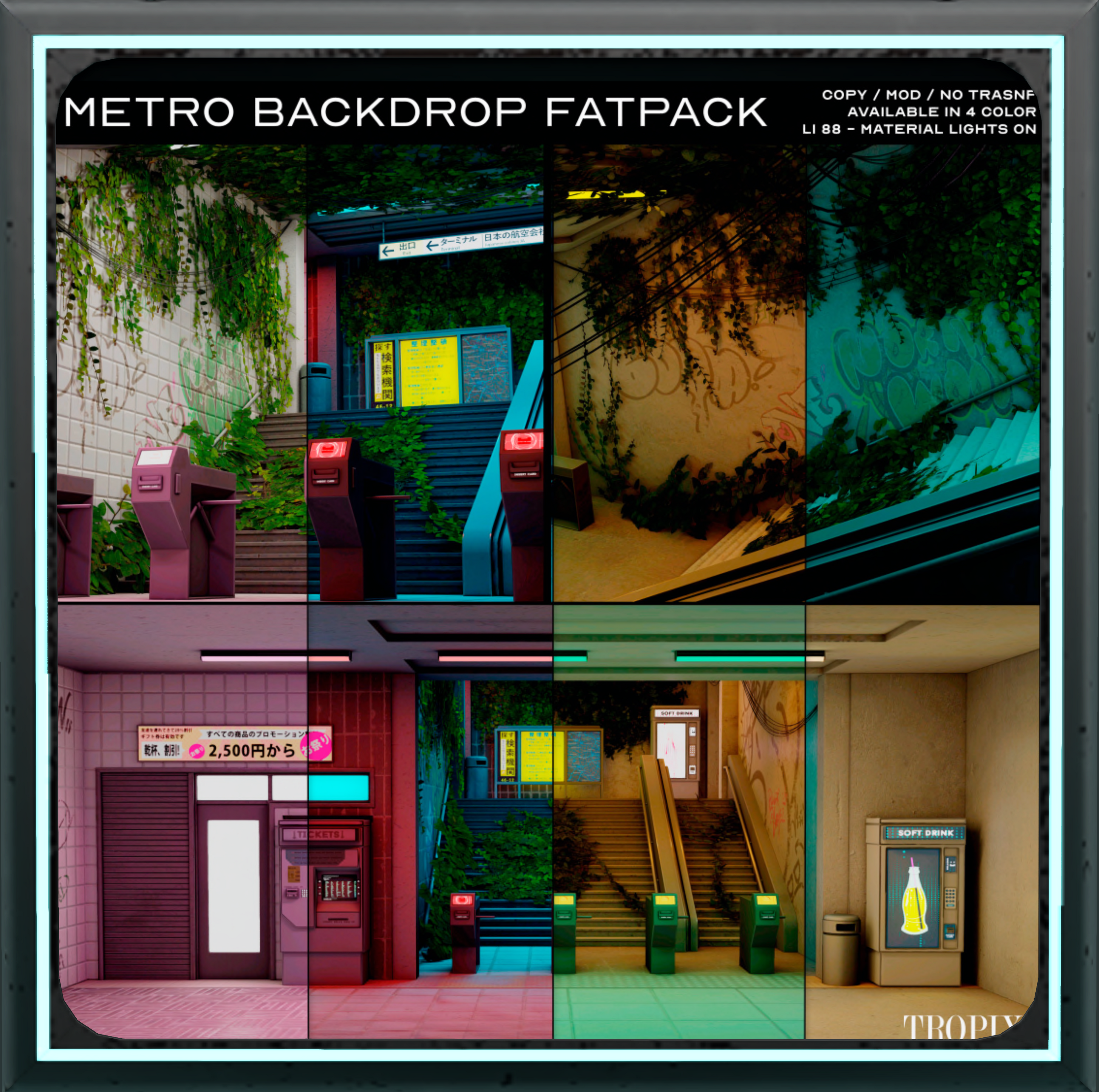 Tropix – Metro Backdrop