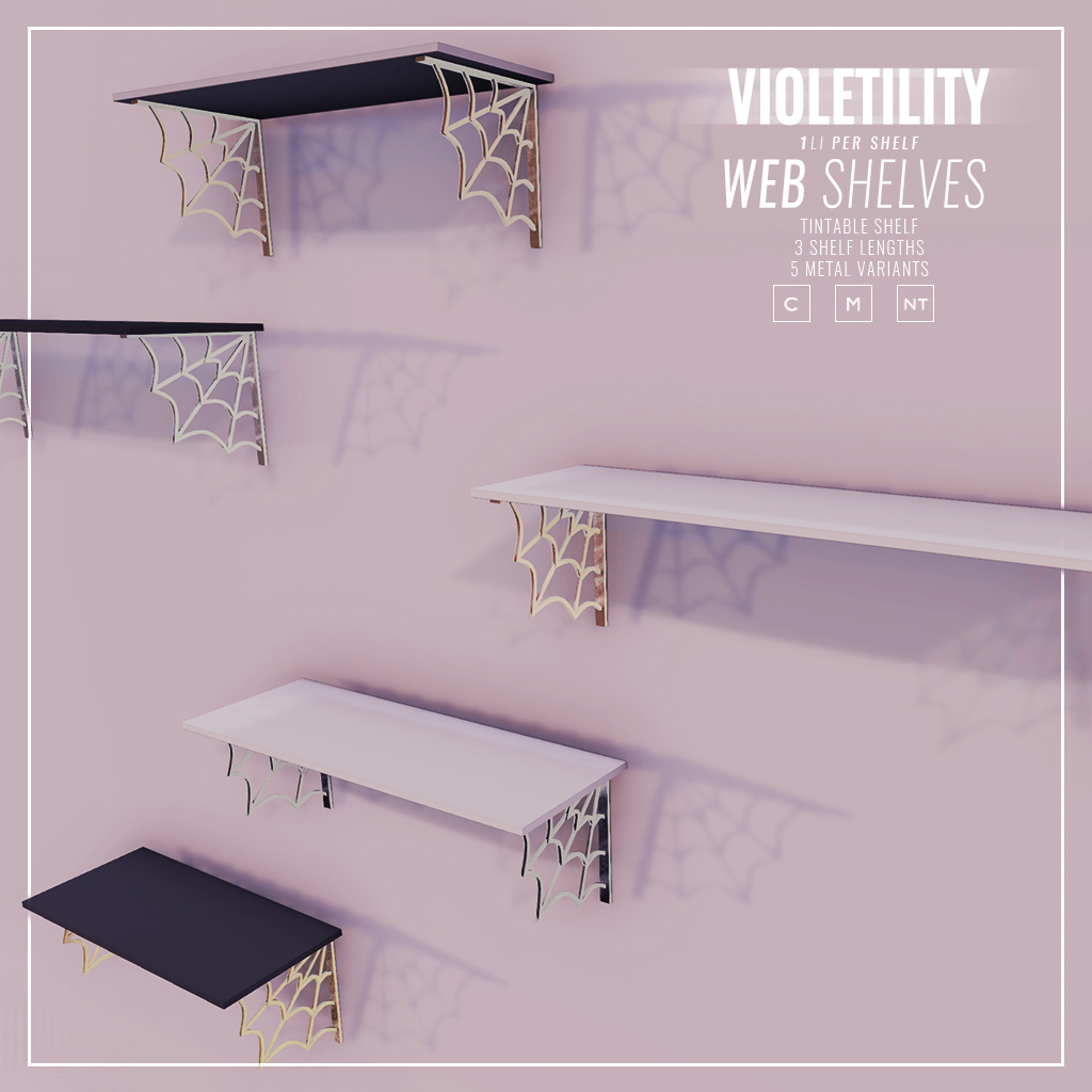 Violetility – Web Shelves