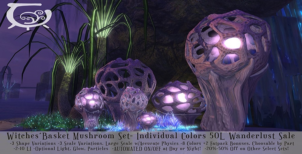 Cerridwen’s Cauldron – Witches’ Basket Mushroom Sets