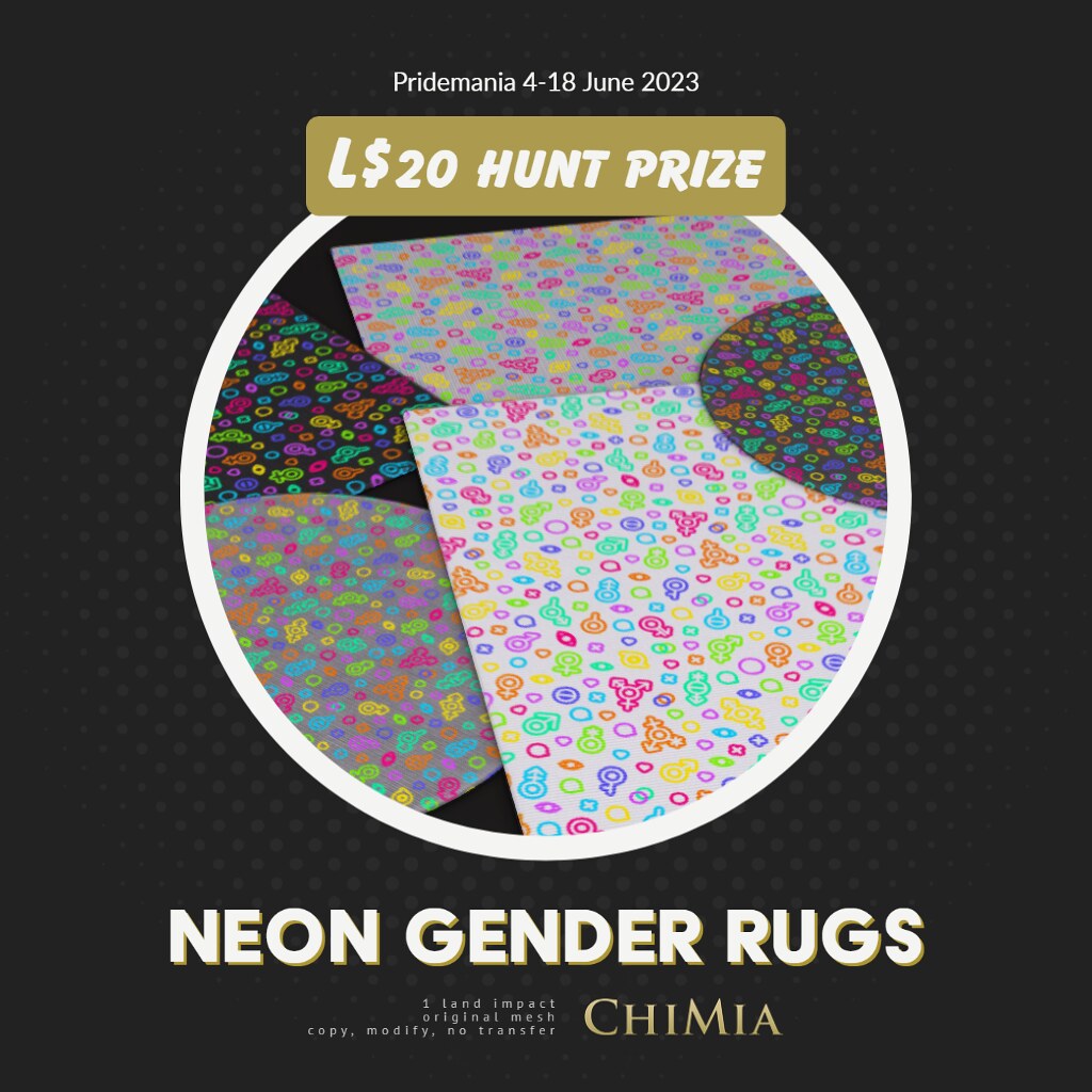 ChiMia – Neon Gender Rugs