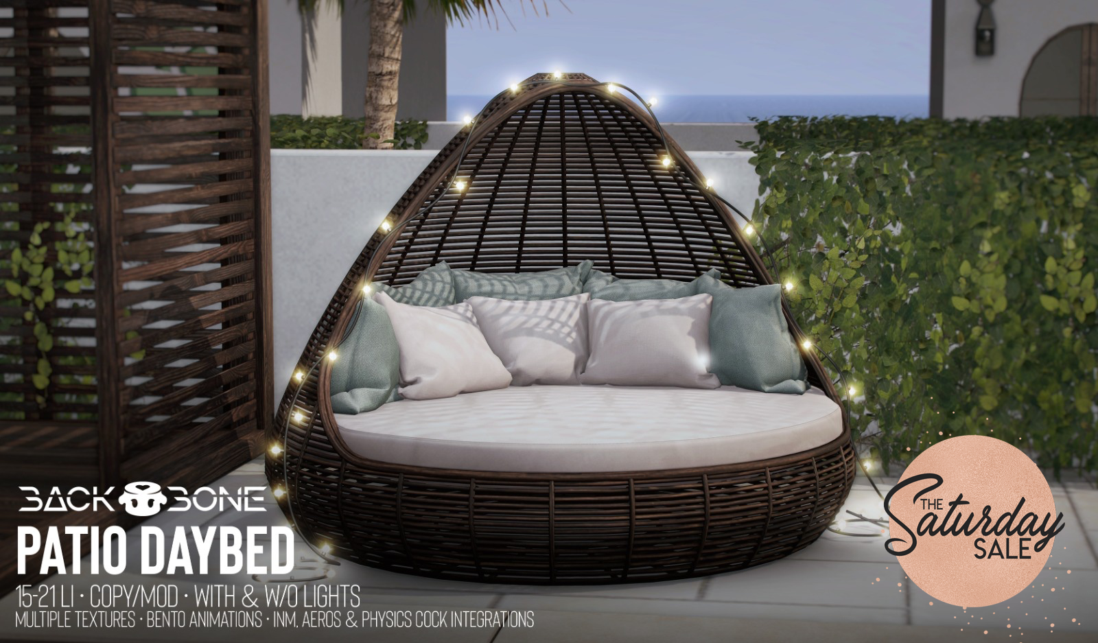 BackBone – Patio Daybed