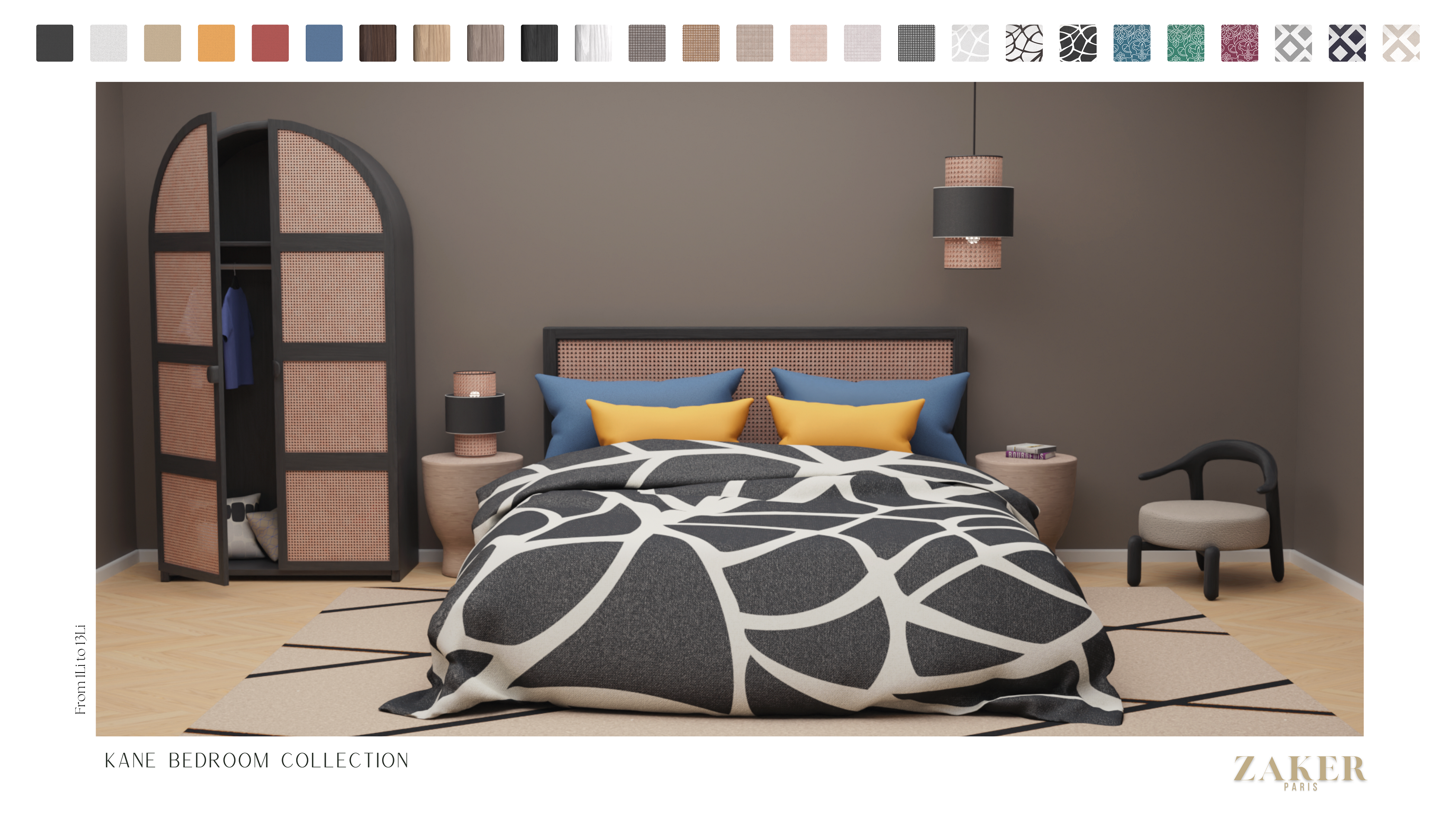 Zaker – Kane Bedroom Collection