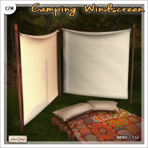 Velvet Whip – Camping Windscreen