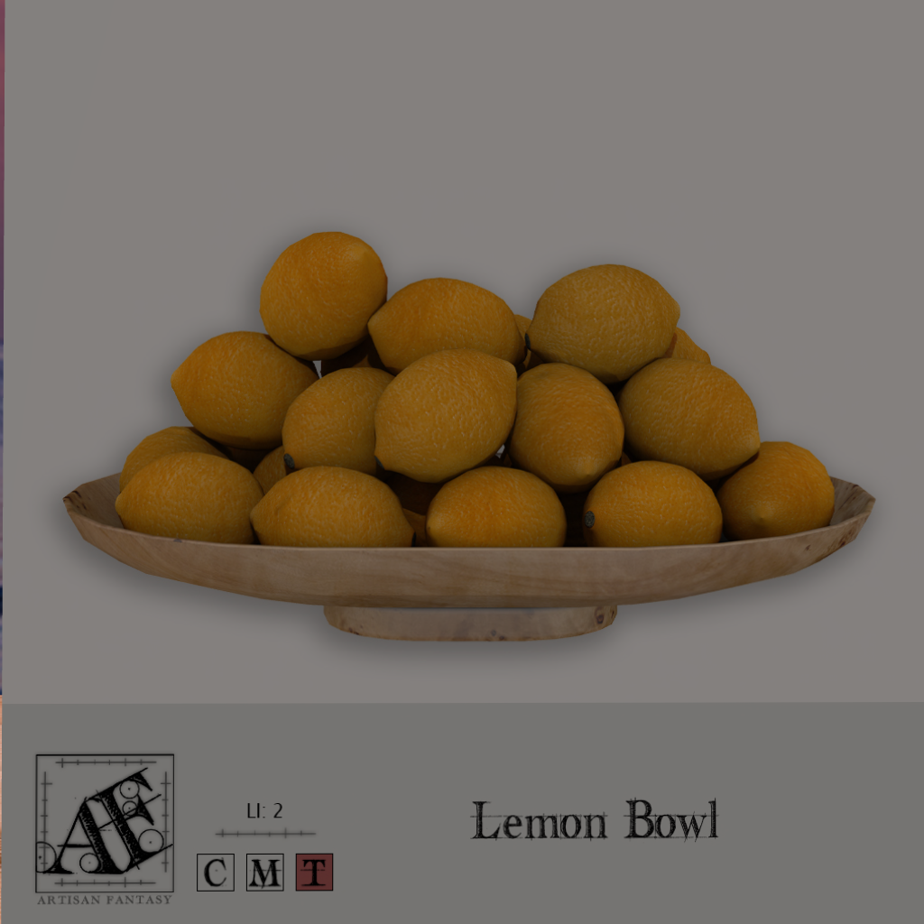 Artisan Fantasy – Lemon Bowl