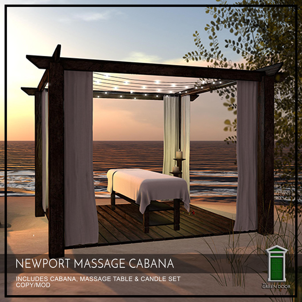 The Green Door – Newport Massage Cabana