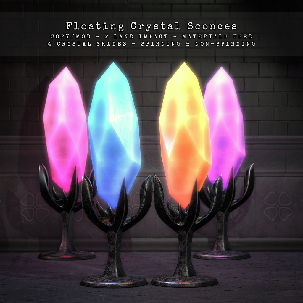 Celeste – Floating Crystal Sconces