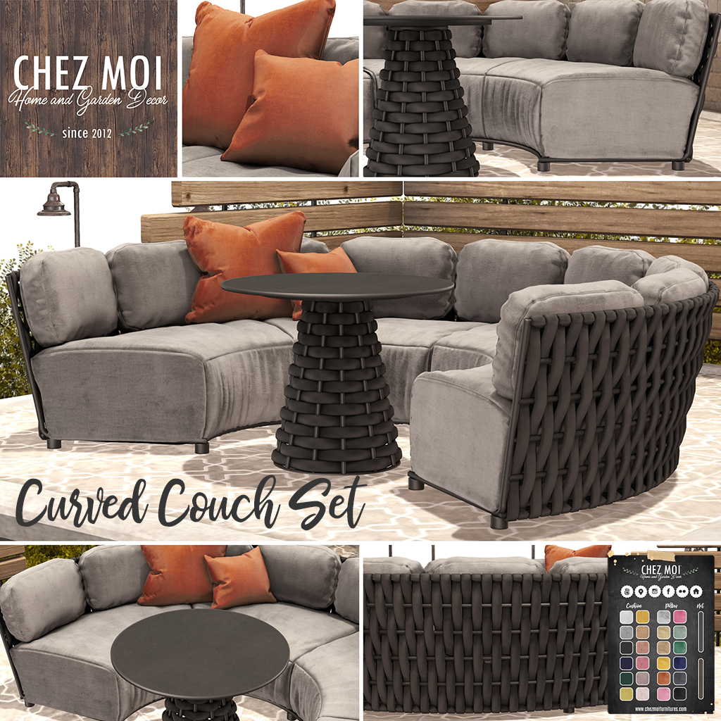 Chez Moi – Curved Braid Couch