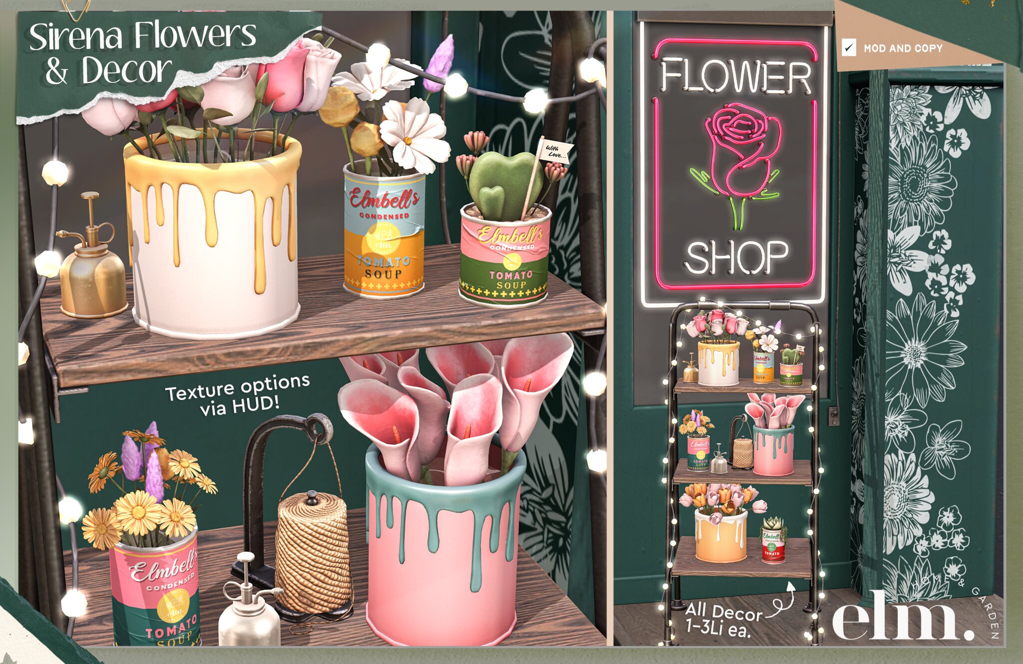 Elm – Sirena Flowers & Decor