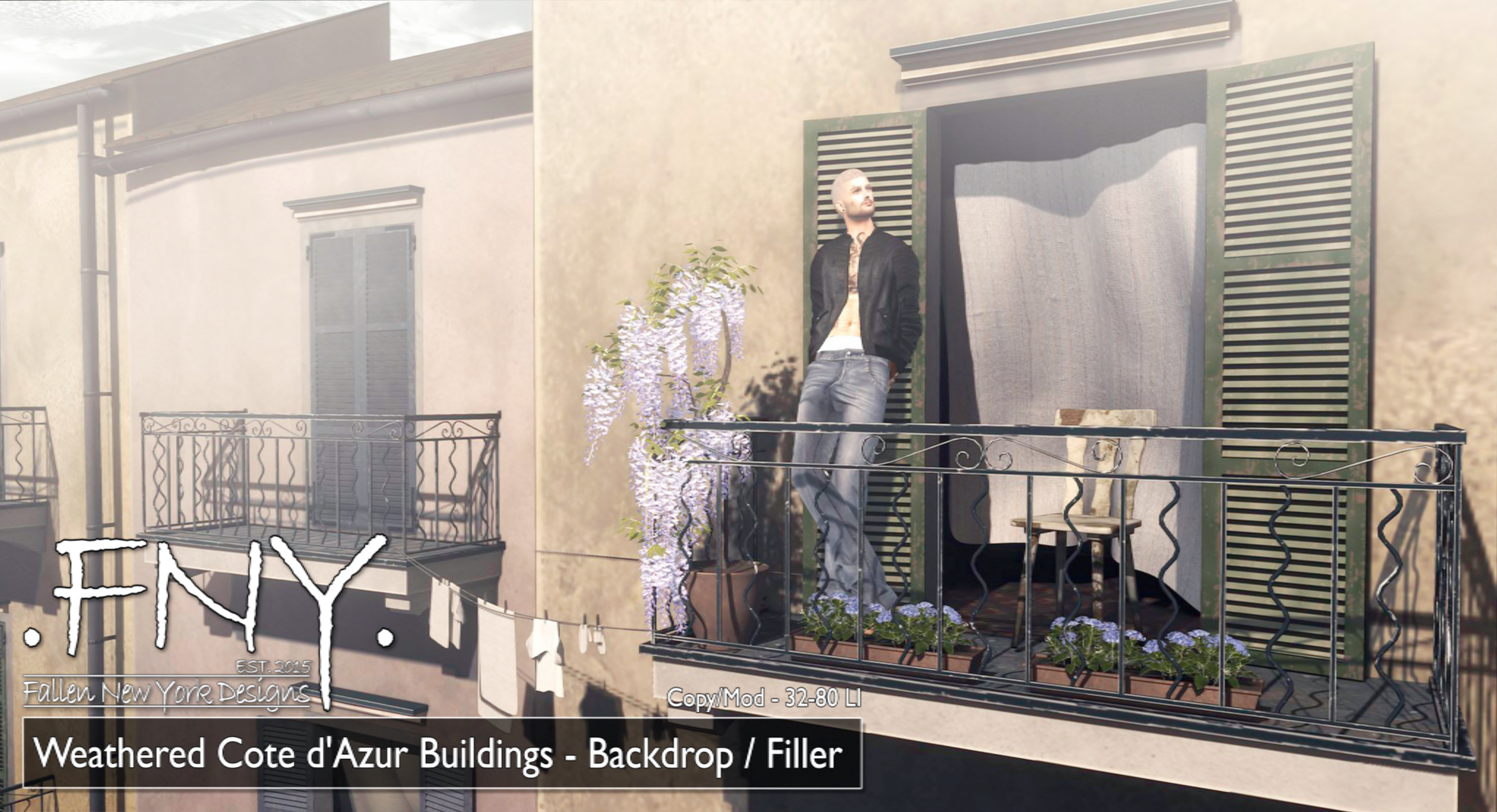 FNY Designs – Weathered Cote d’Azur Buildings