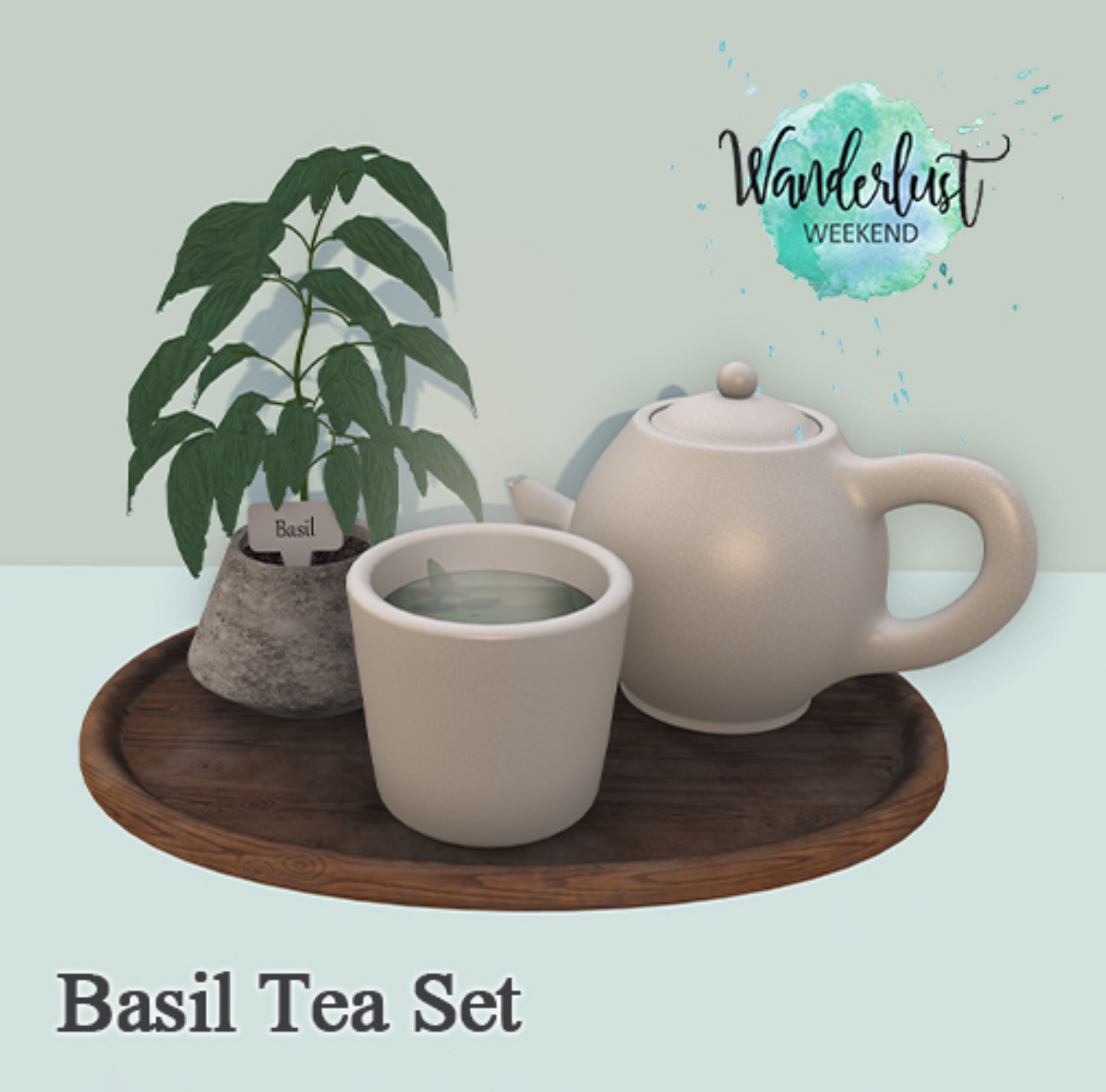 Korpokkur – Basil Tea Set