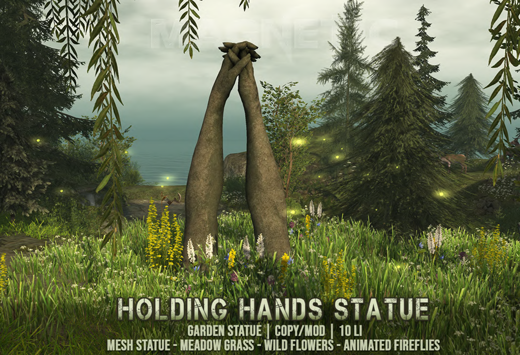Magnetic – Holding Hands Statue