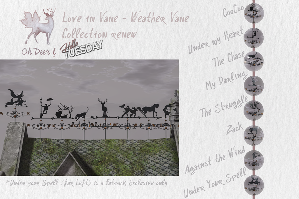 Oh Deer – Love In Vane Collection