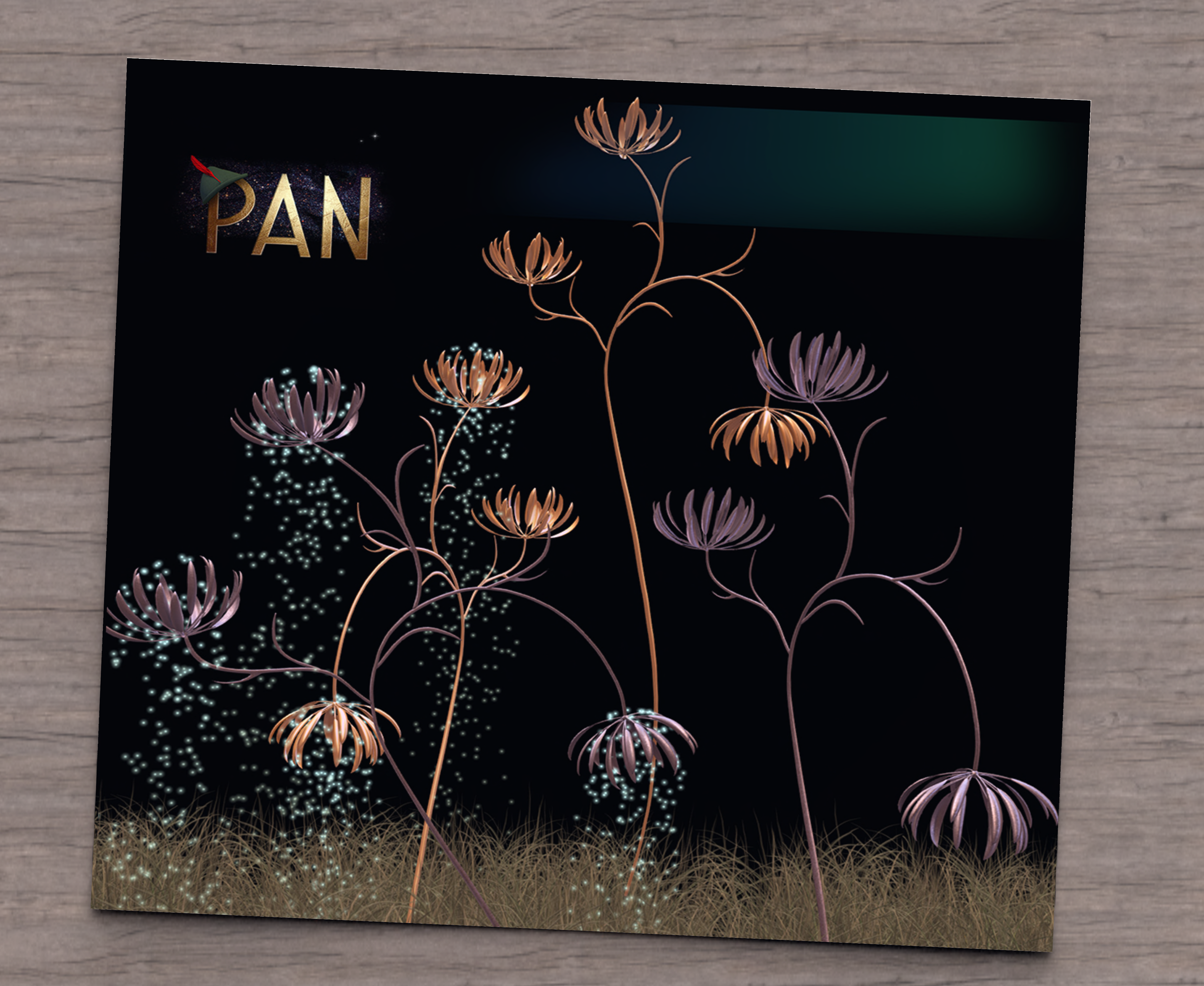 Pan – Mystical Flower Yard Spinners