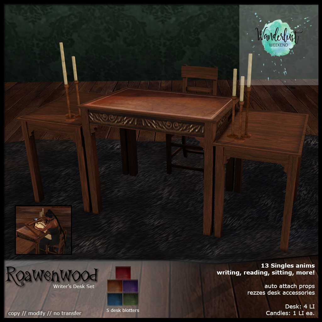 Roawenwood – Writer’s Desk Set