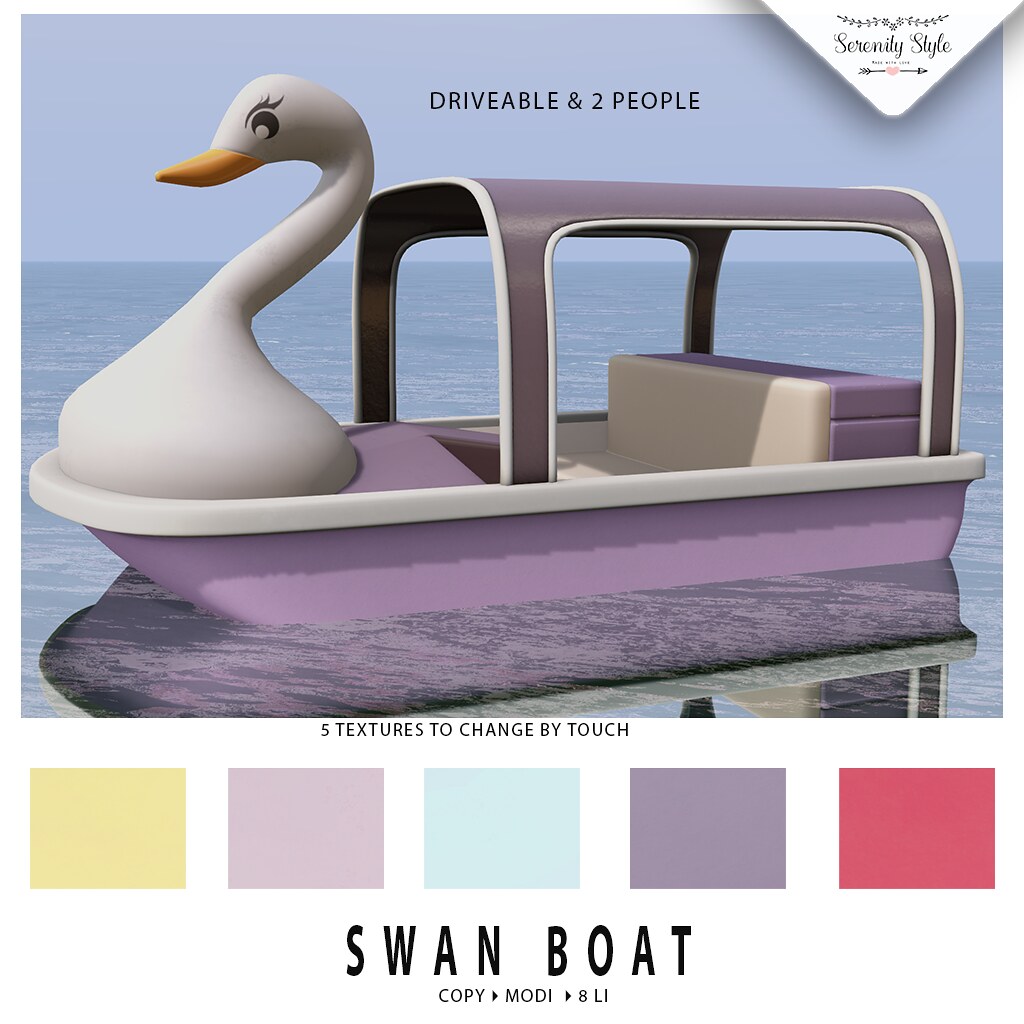 Serenity Style – Swan Boat