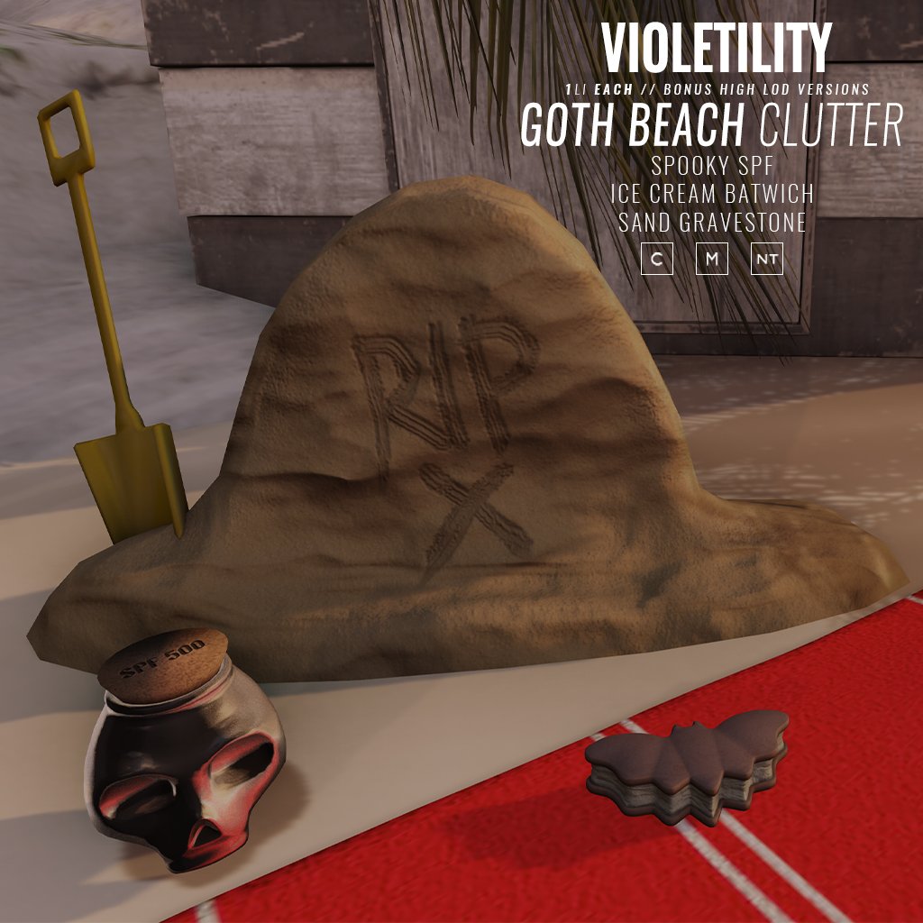 Violetility – Goth Beach Clutter