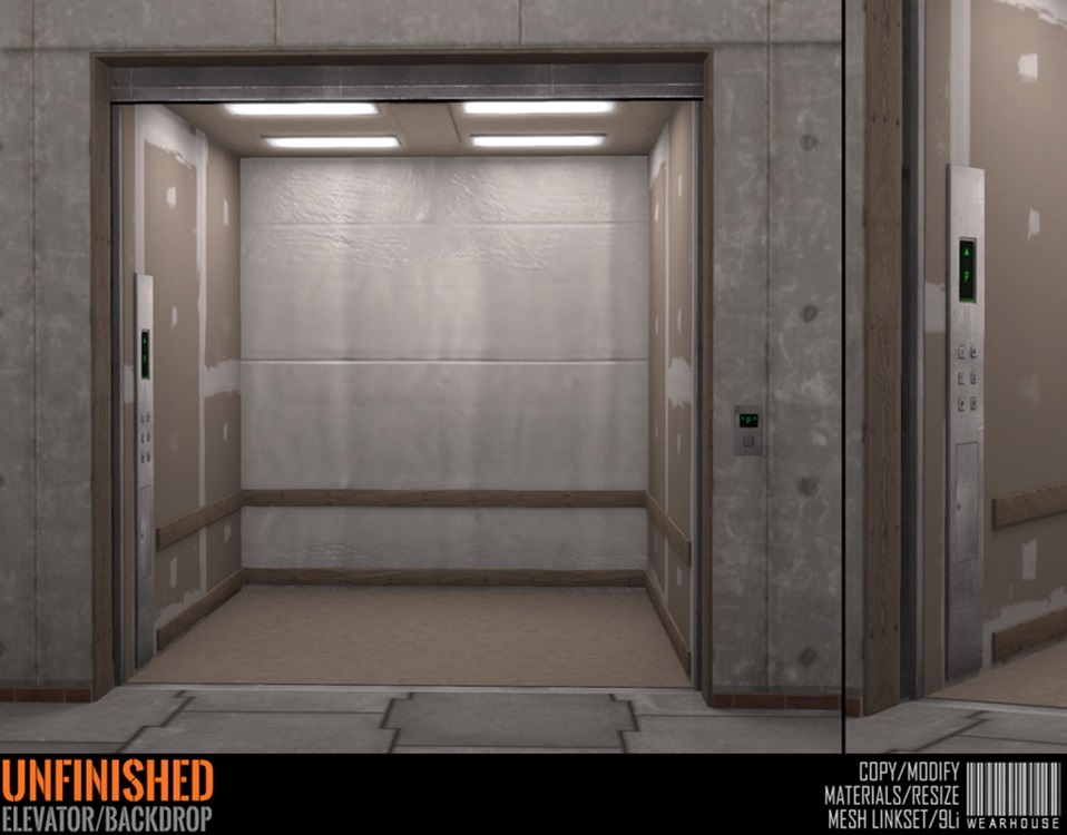 Wearhouse – Unfinished Elevator